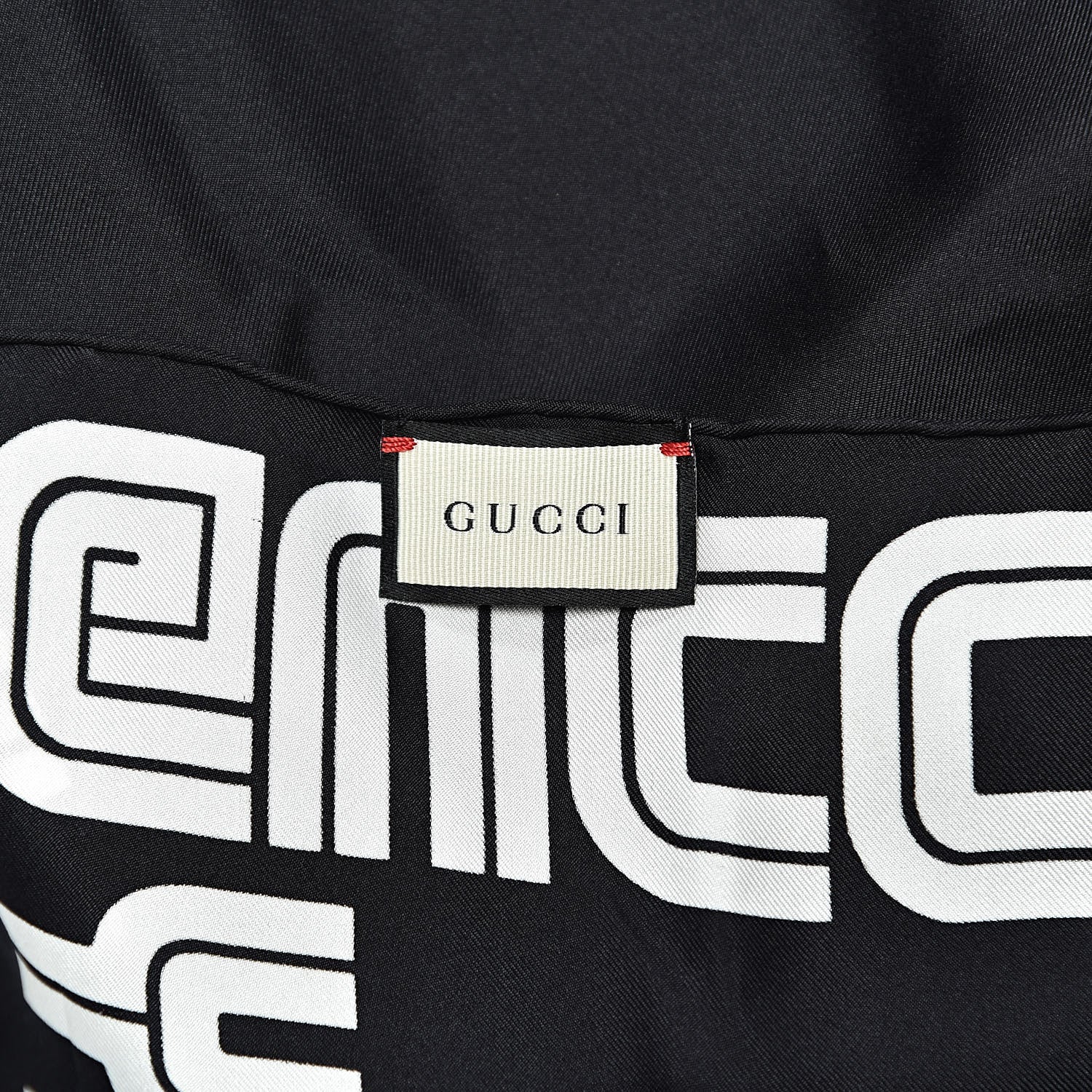 Gucci X SEGA Silk Guccy Bugs Bunny Scarf Black 4 of 4