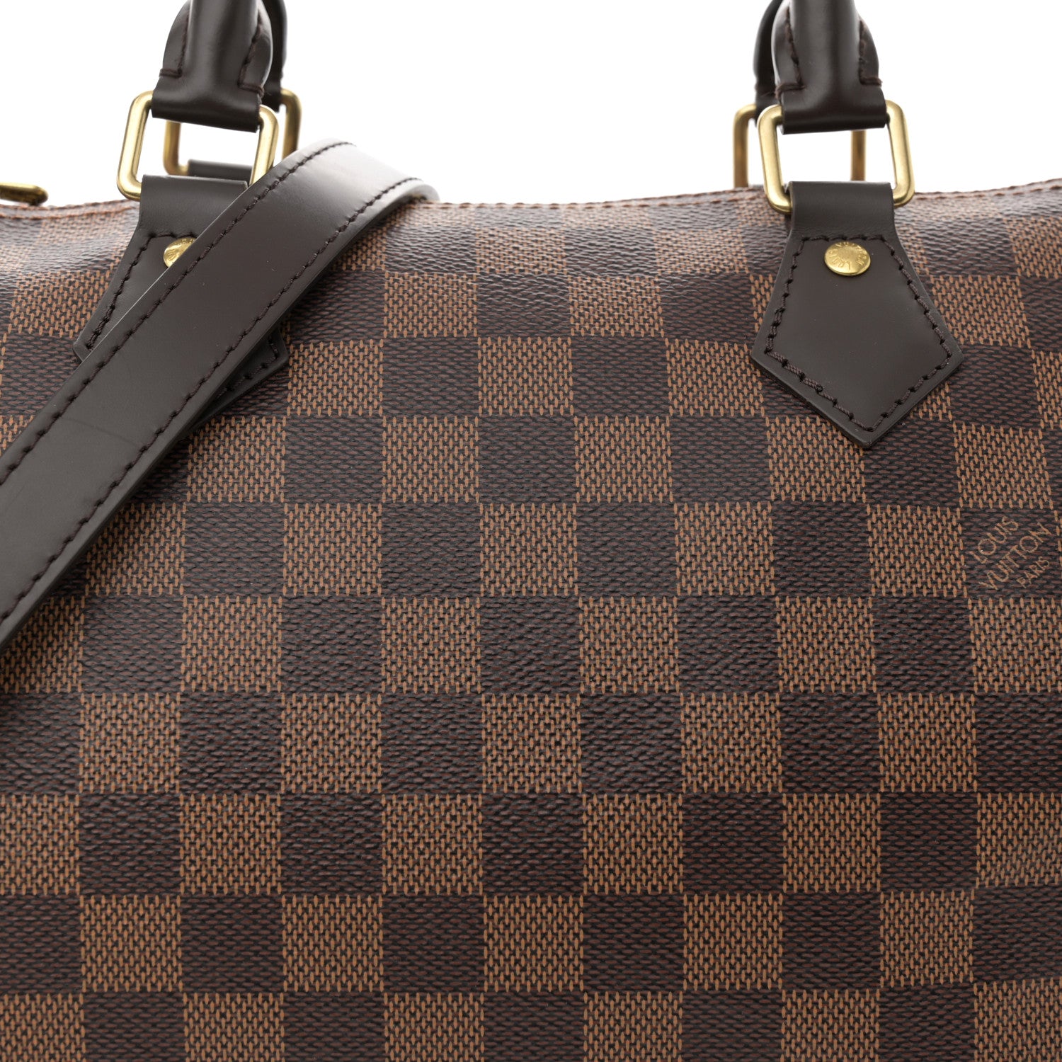 Louis Vuitton Damier Ebene Speedy Bandouliere 30 8 of 10