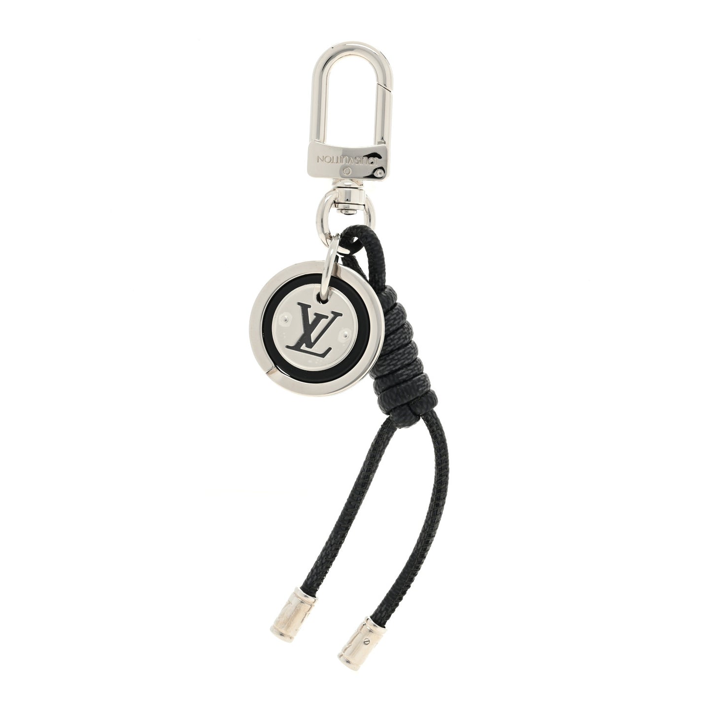 Palladium Damier Graphite Rope Bag Charm Key Holder