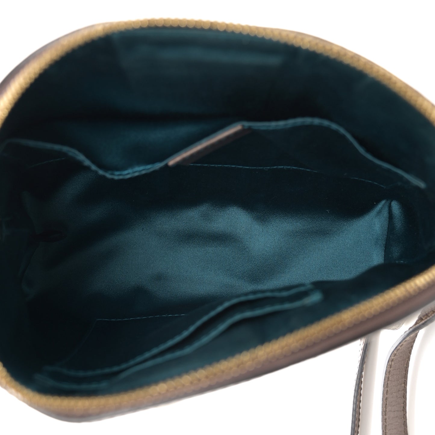 GG Supreme Monogram Textured Dollar Calfskin Web Small Ophidia Dome Shoulder Bag Beige Ebony New Acero