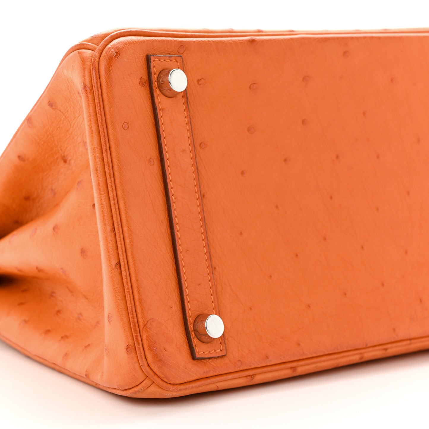 Ostrich Birkin 30 Orange