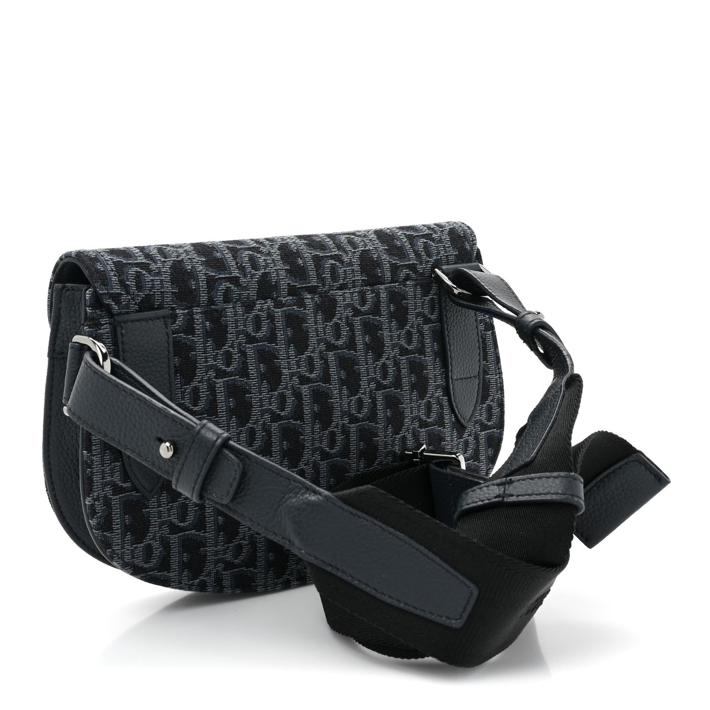 Oblique Saddle Messenger Pouch Blue