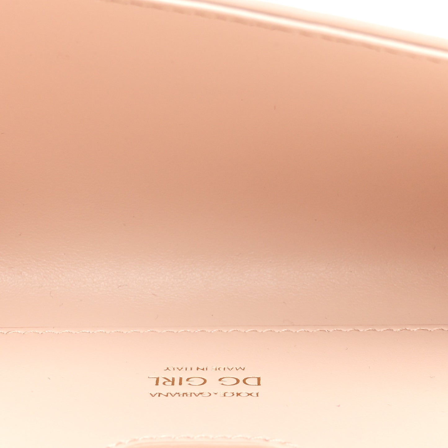 Nappa DG Girls Phone Shoulder Bag Cipria