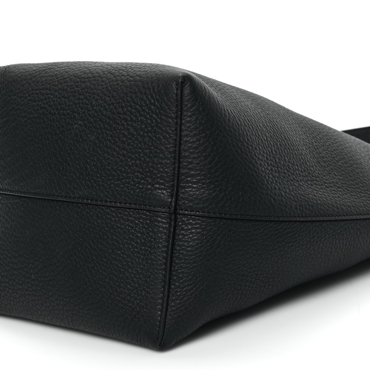 Grained Calfskin Medium N/S Park Tote Black