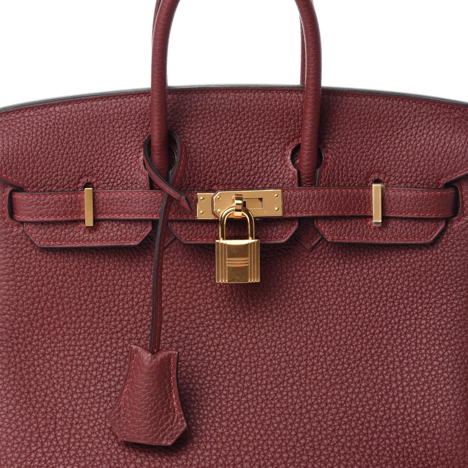 Hermes Togo Birkin 25 Rouge H 13 of 14