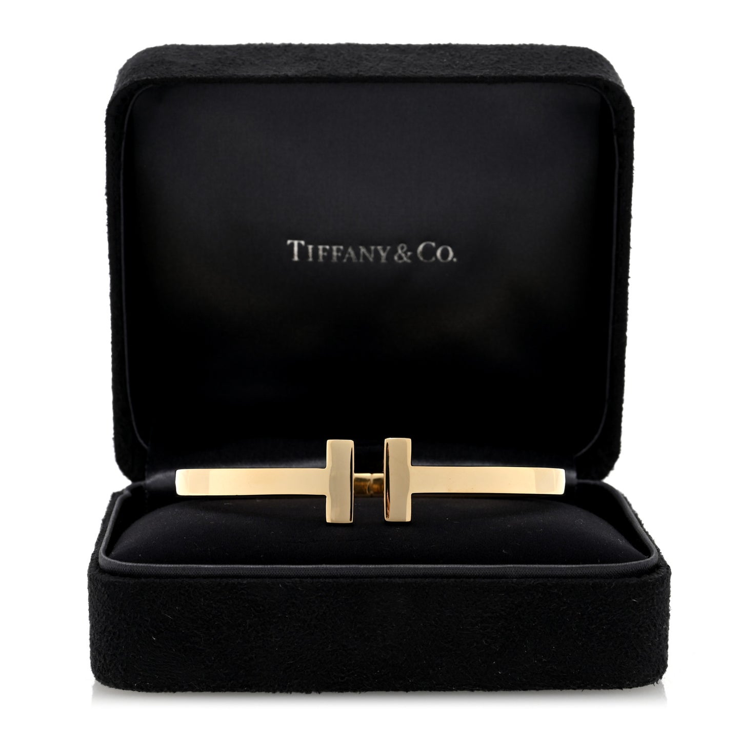 18K Yellow Gold T Square Bracelet