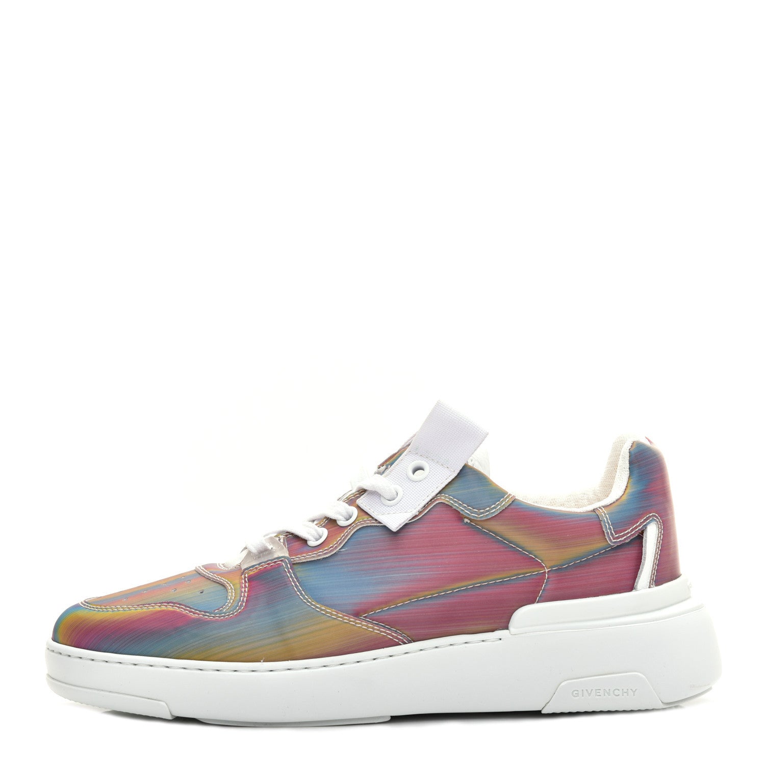 Givenchy Calfskin Wing Iridescent Low Top Sneakers 38.5 Multi 1 of 8