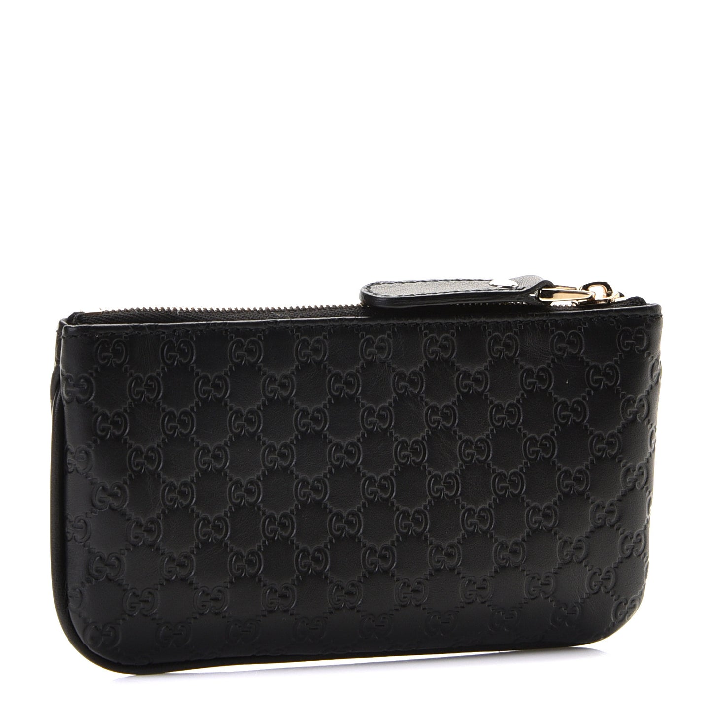 Microguccissima Key Ring Coin Case Black