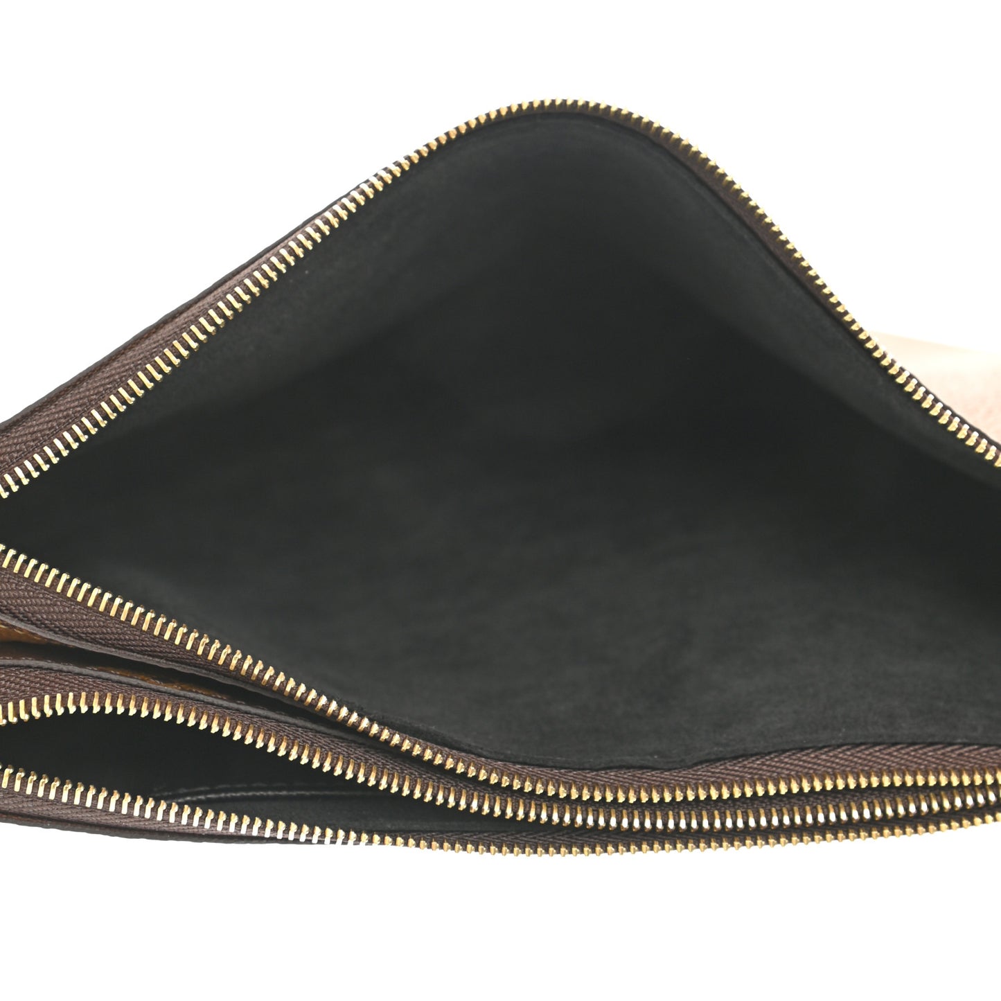Reverse Monogram Giant Double Zip Pochette