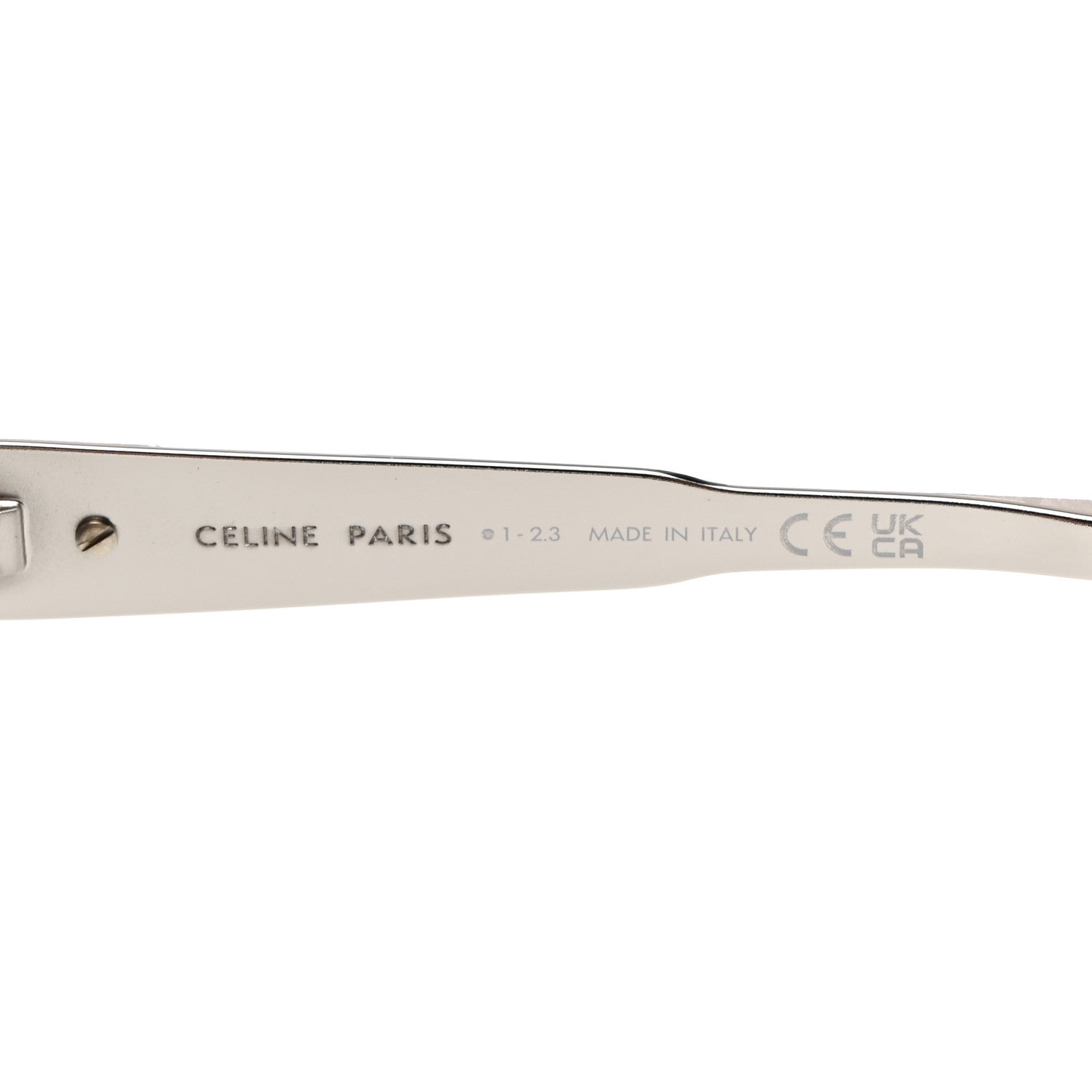Celine Metal Triomphe 01 Sunglasses CL40235U Silver Black 6 of 10