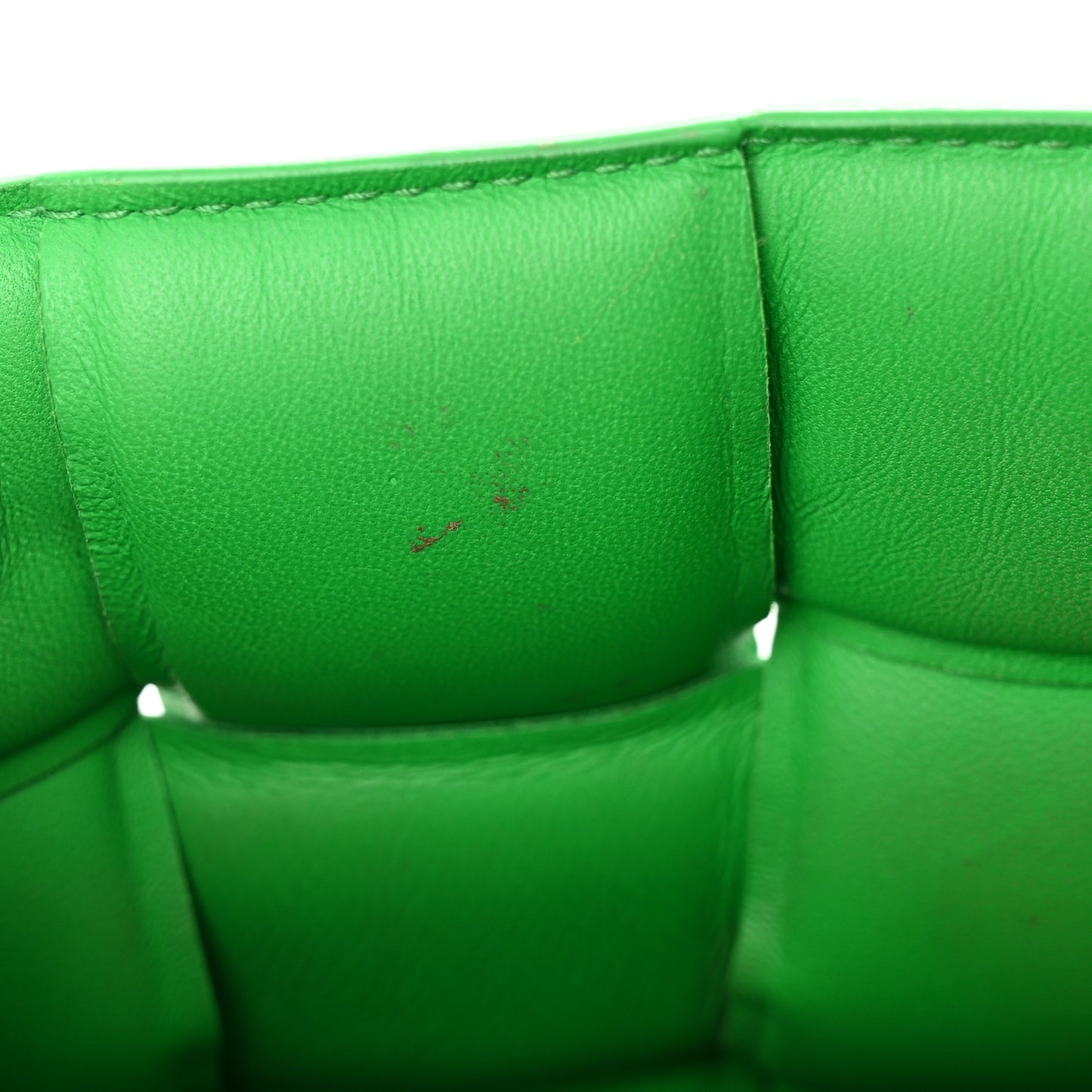 Nappa Maxi Intreccio Padded Cassette Crossbody Bag Grass