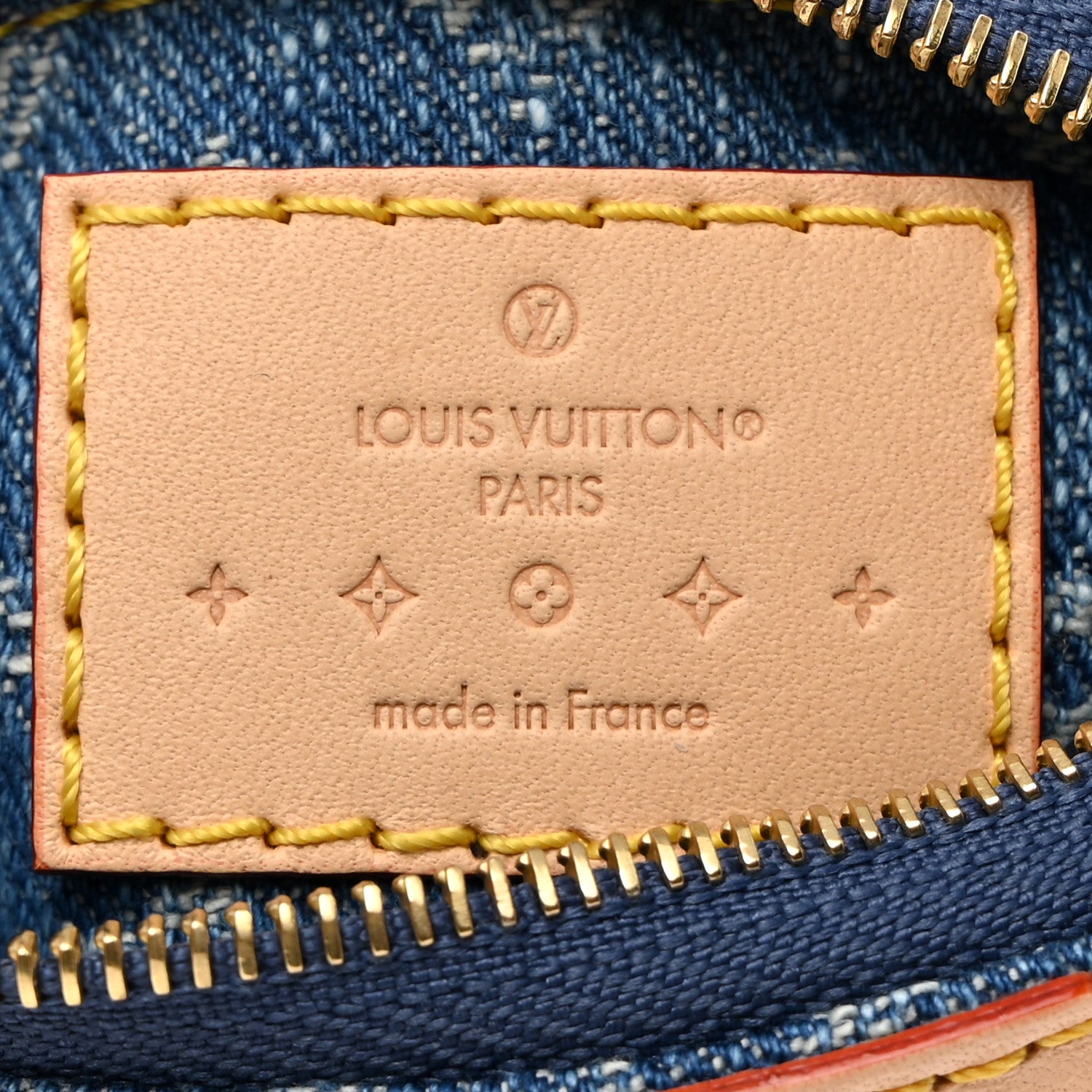 Louis Vuitton Monogram Denim Key Pouch Denim Blue 7 of 7