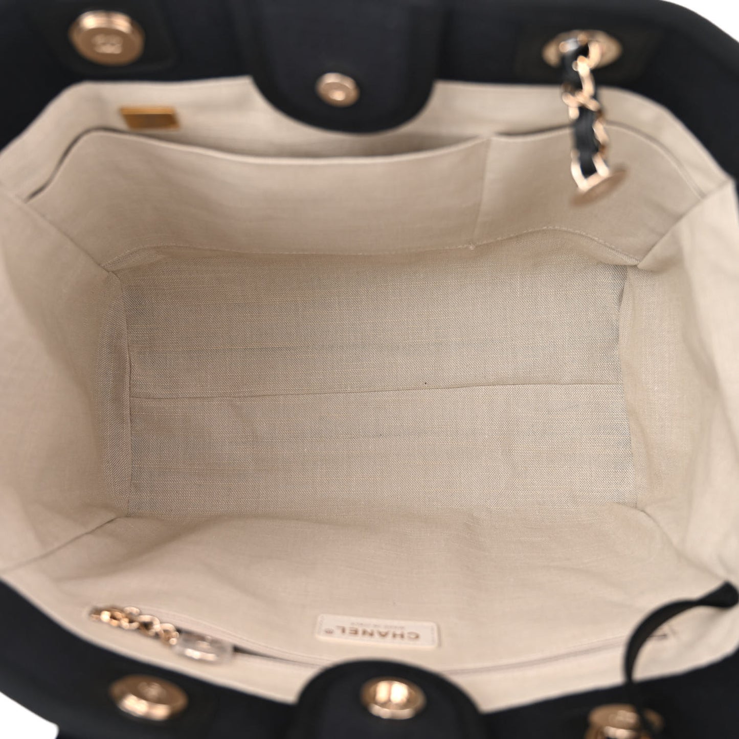 Mixed Fibers Small Deauville Tote Black