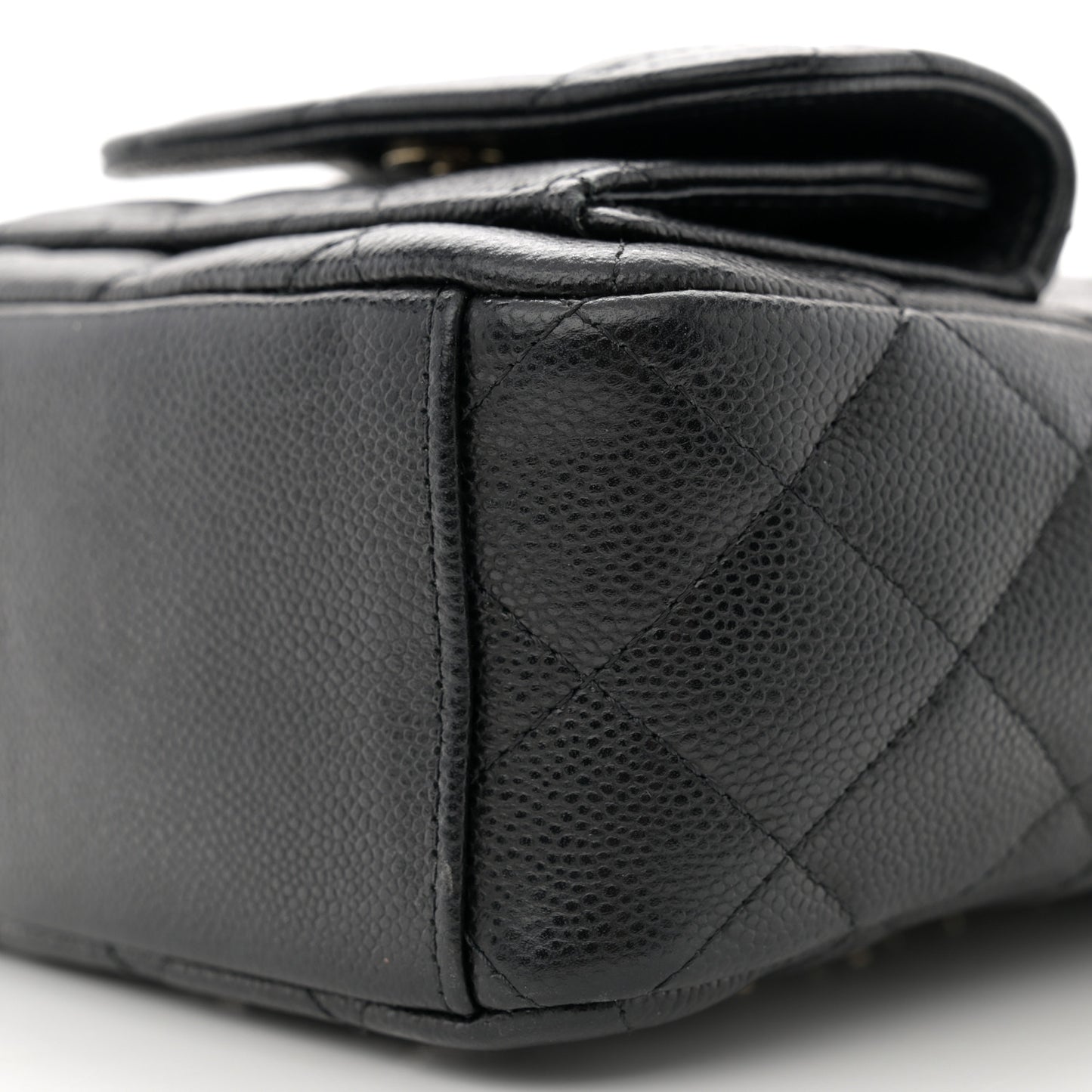 Caviar Quilted CC Mini Classic Backpack Black