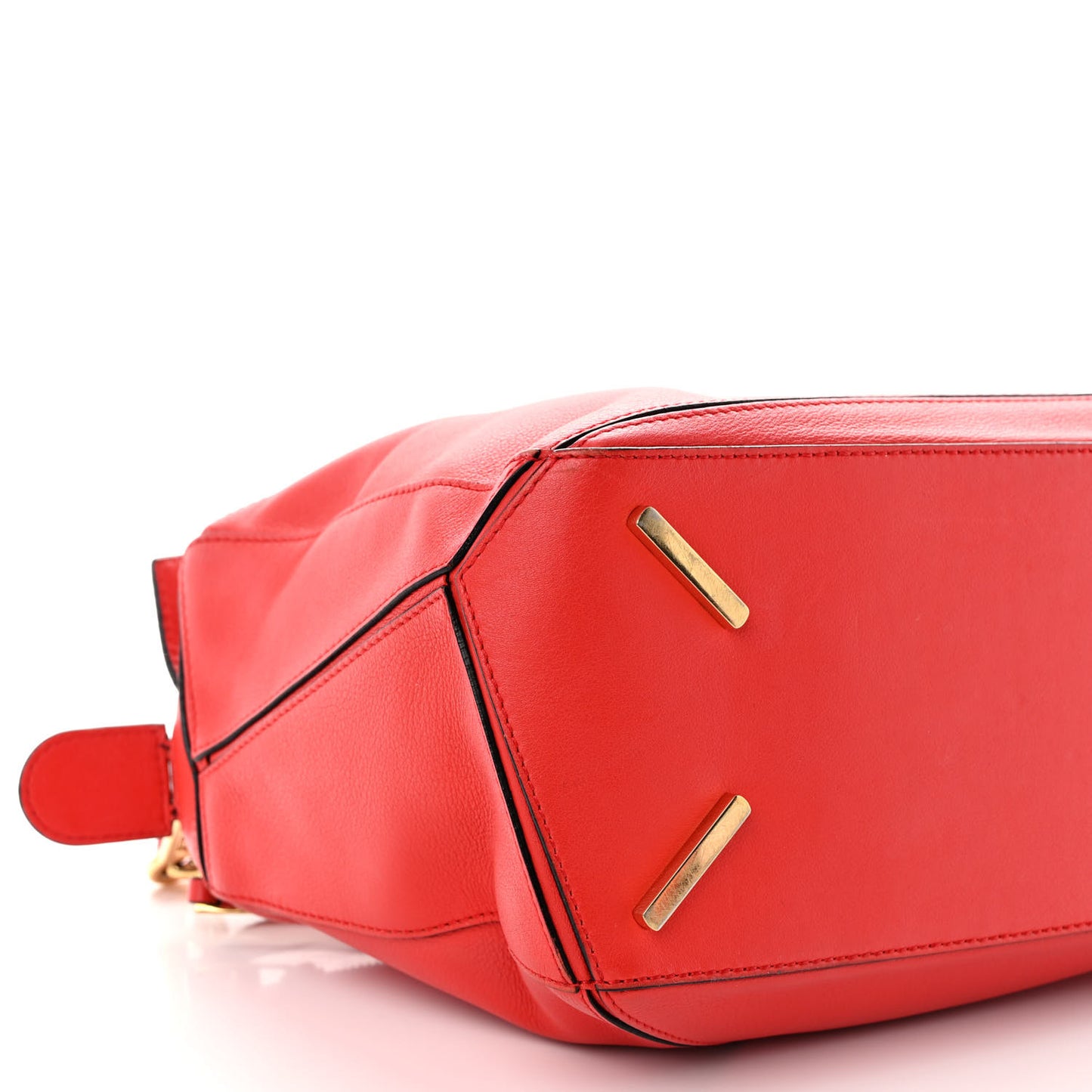 Calfskin Medium Puzzle Bag Scarlet