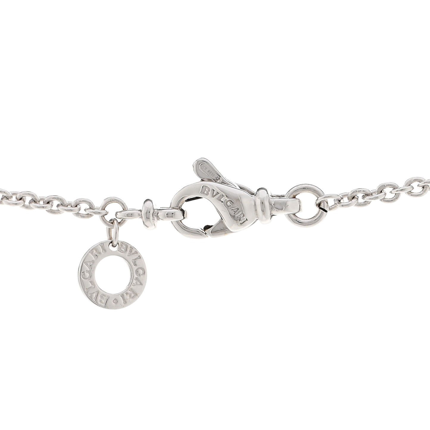 18K White Gold Diamond Cross Pendant Necklace