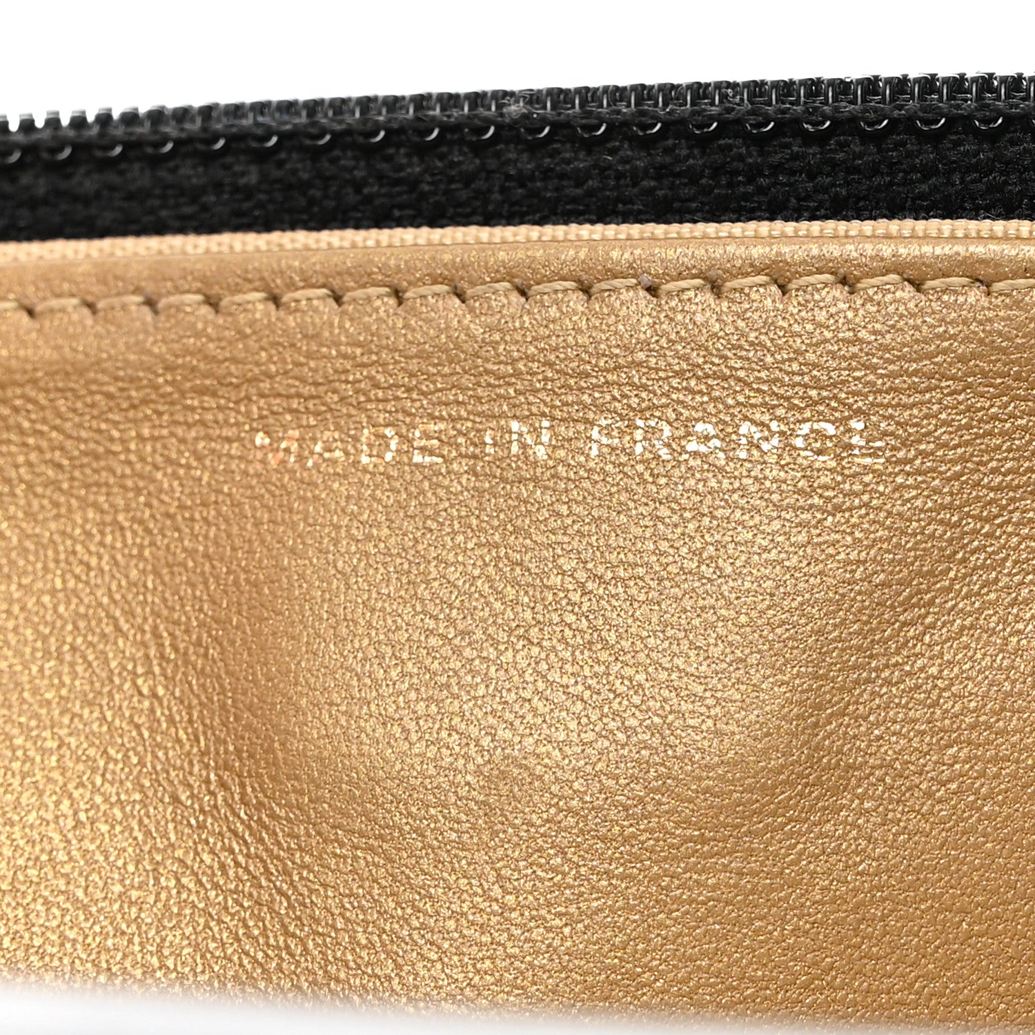 Chanel Lambskin Quilted CC Pearl Crush Wallet on Chain WOC Black 8 of 11