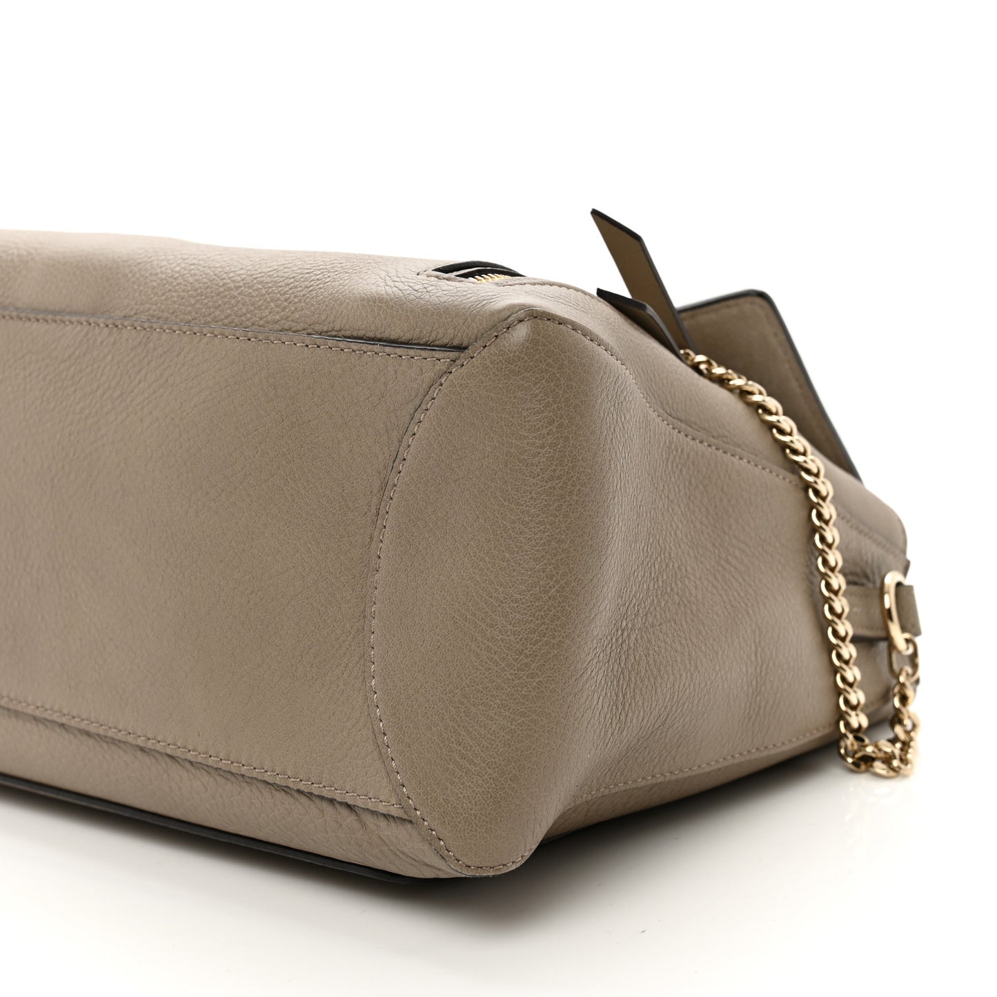 Calfskin Medium Faye Day Shoulder Bag Motty Grey