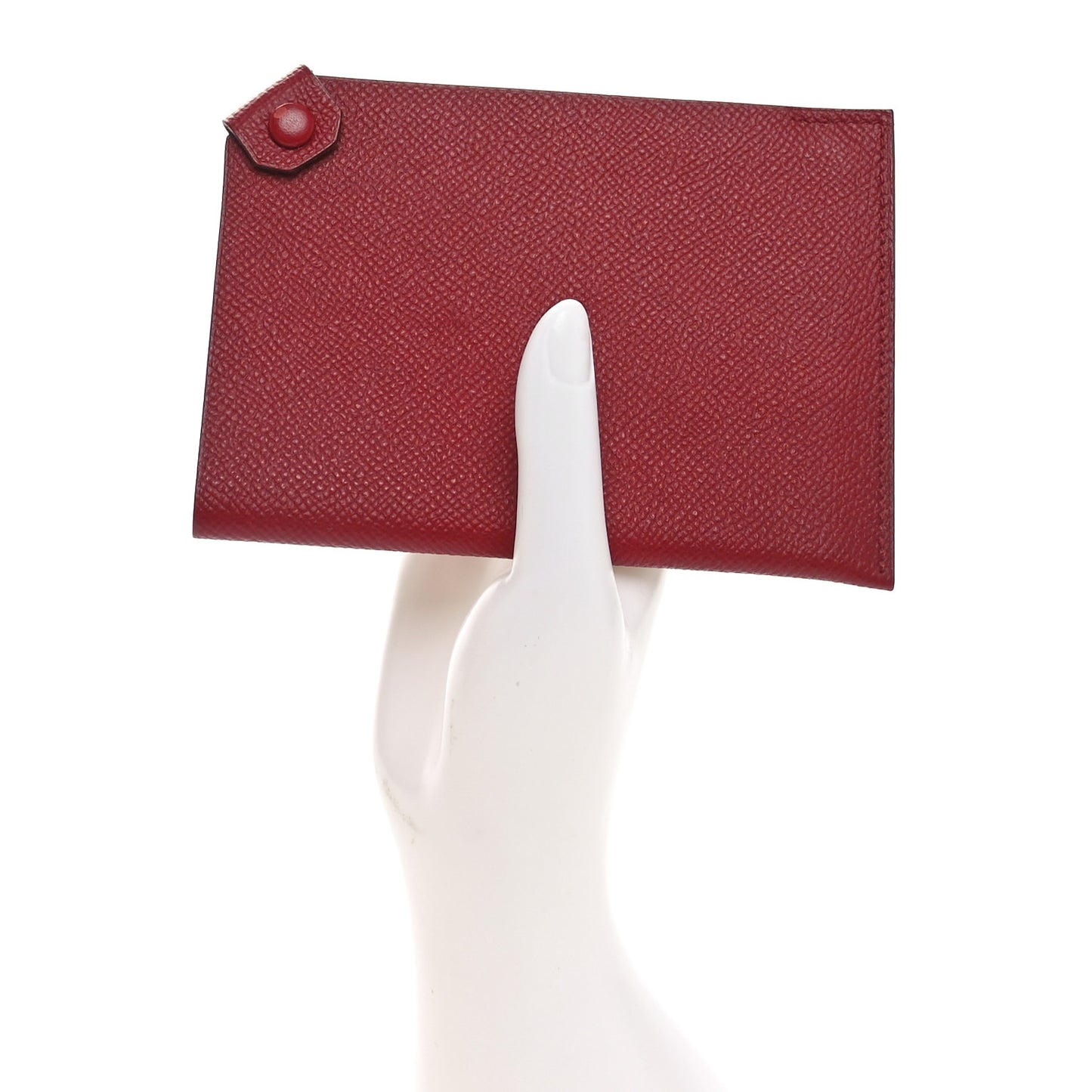 Epsom Tarmac PM Passport Holder Rouge Grenat
