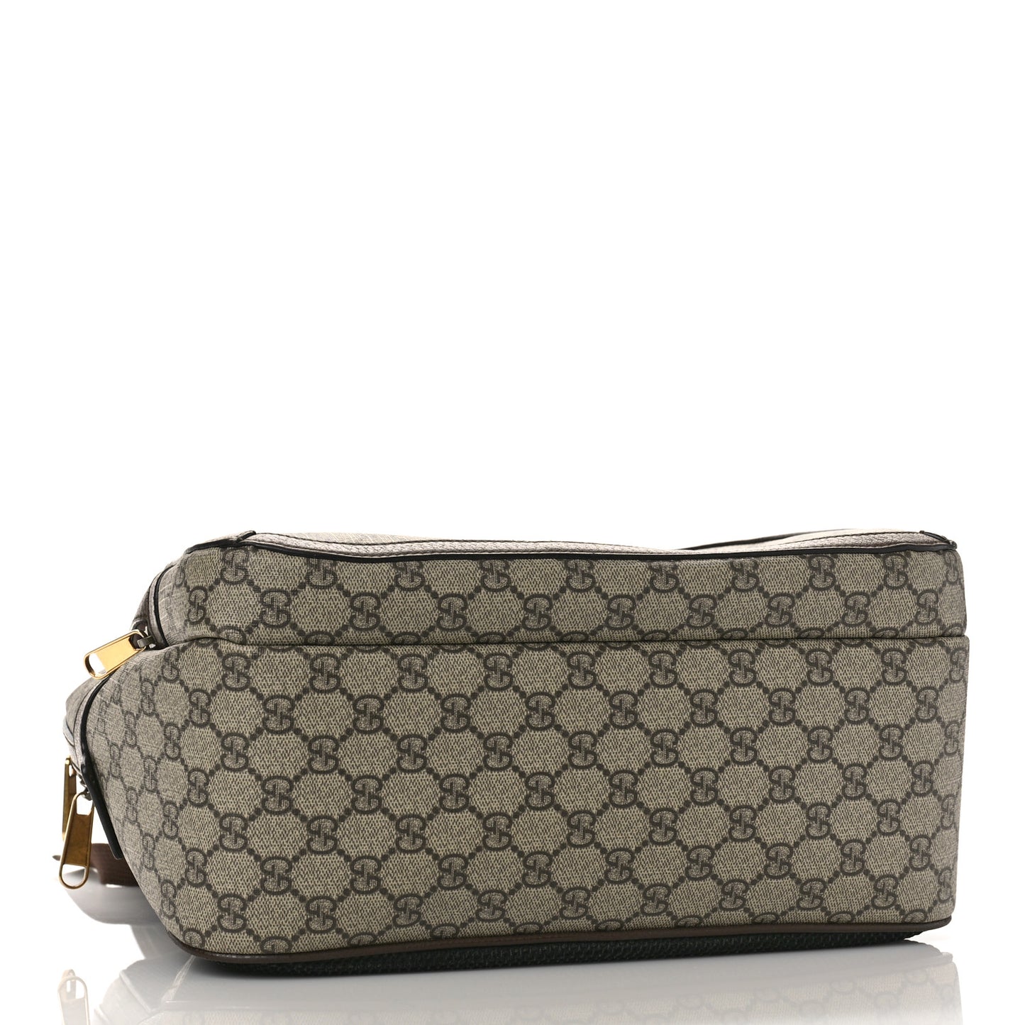 GG Supreme Monogram Medium Ophidia Day Backpack Brown