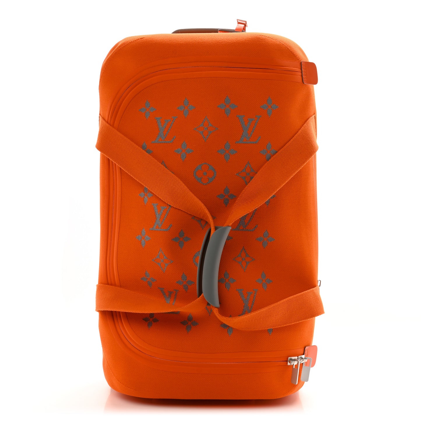 Knit Monogram Horizon Soft Duffle 55 Orange