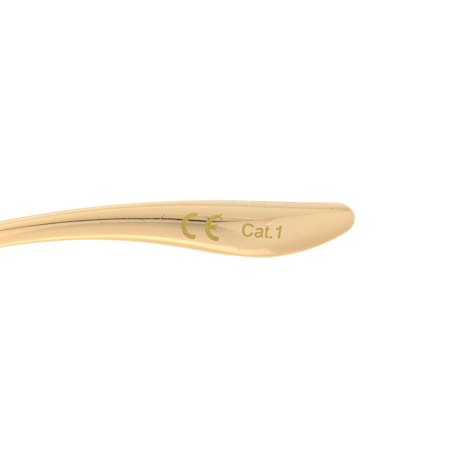 Acetate Metal Rimless Square Sunglasses GG0355S Gold