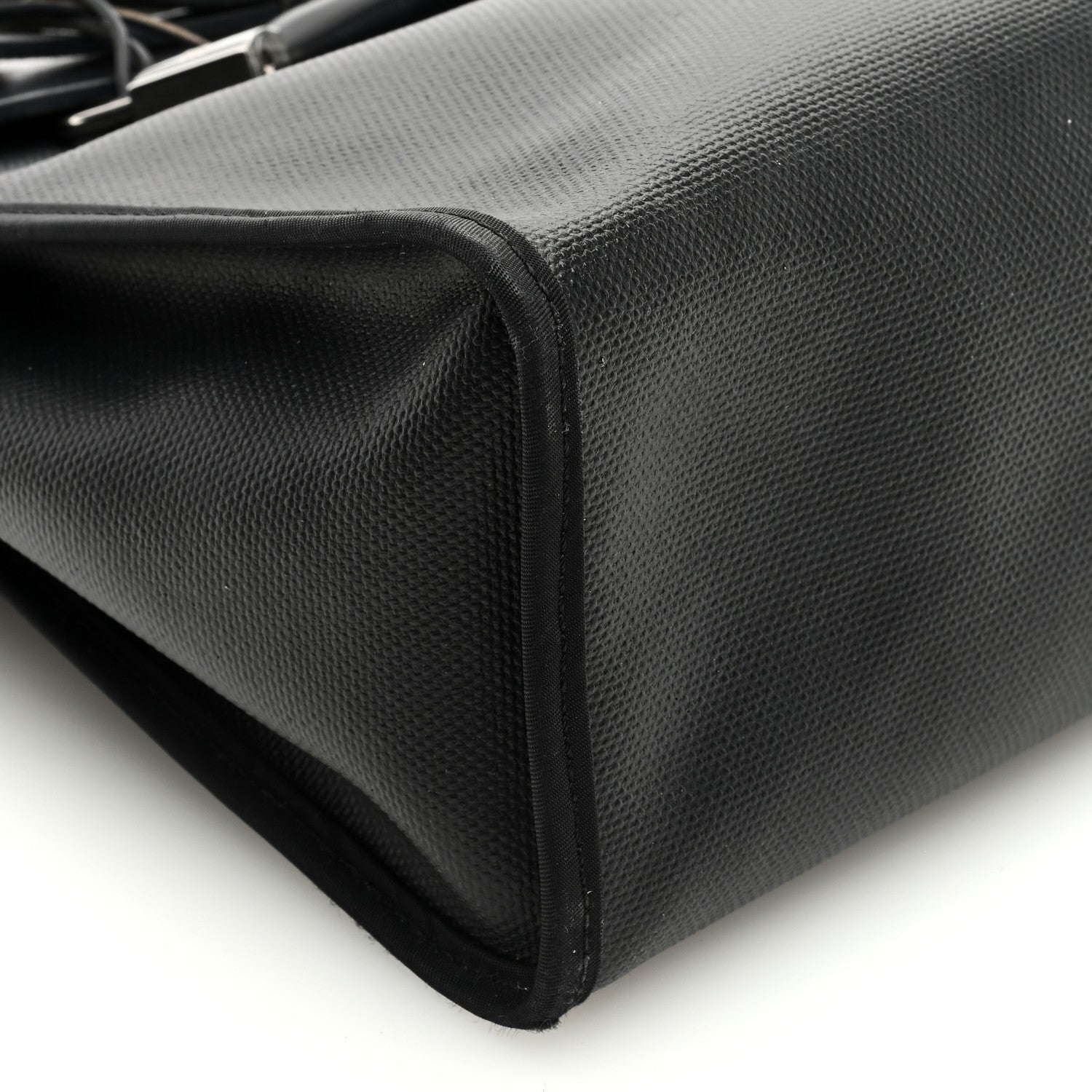 Hermes Toile H Berline Vache Hunter Herbag Zip PM 31 Black Ecru 9 of 11