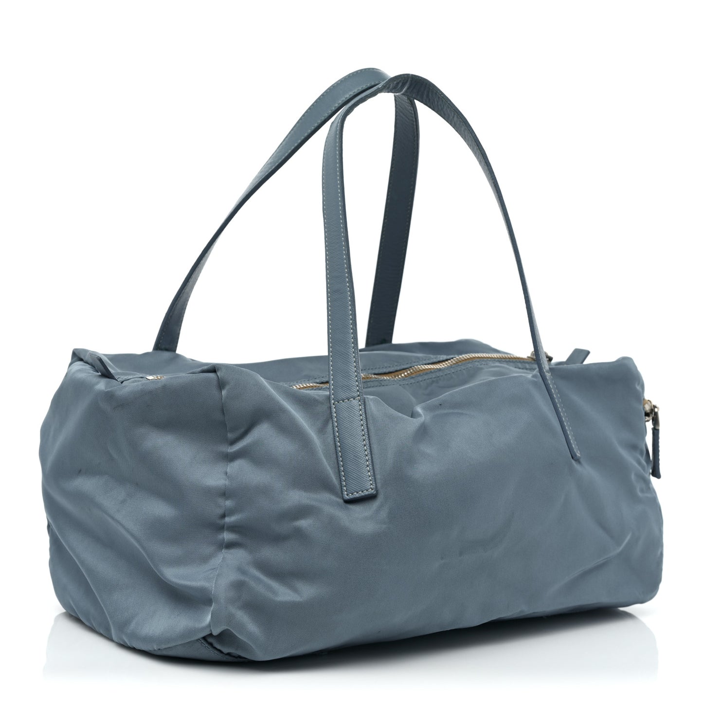 Nylon Saffiano Shoulder Bag Blue