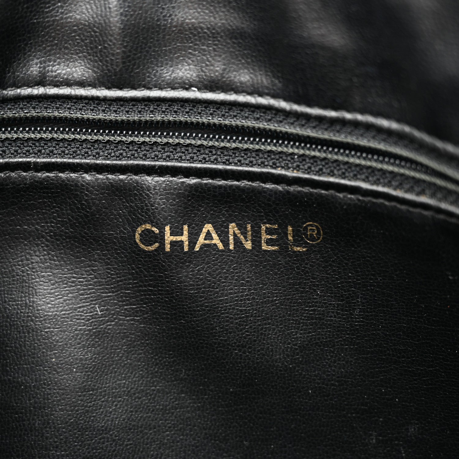 Chanel Caviar CC Shopper Tote Black 6 of 14