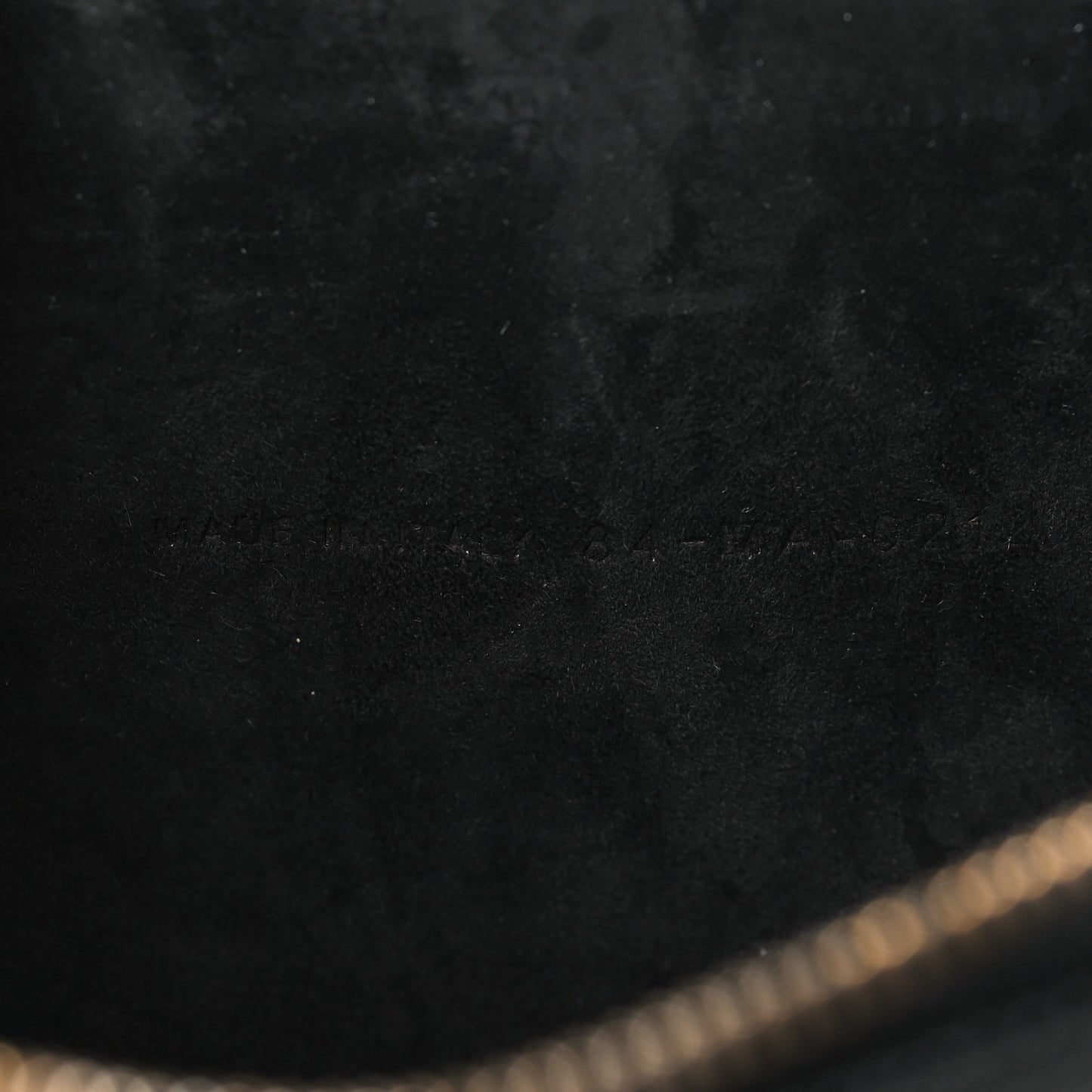 Grained Calfskin Caro Double Pouch Black