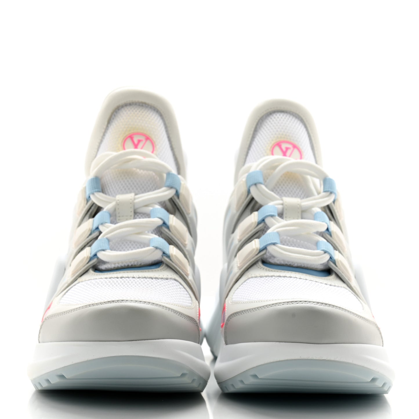 Calfskin LV Archlight Gradient Sneakers 36 Light Blue Pink