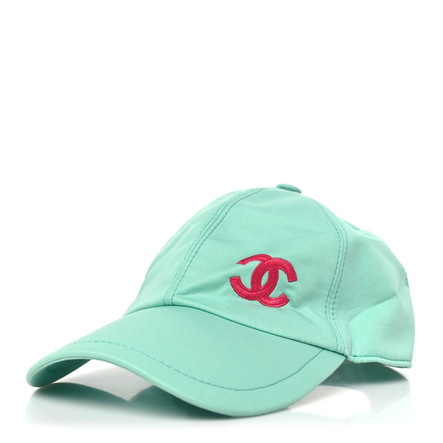 Cotton CC Cap Hat Turquoise Fuchsia