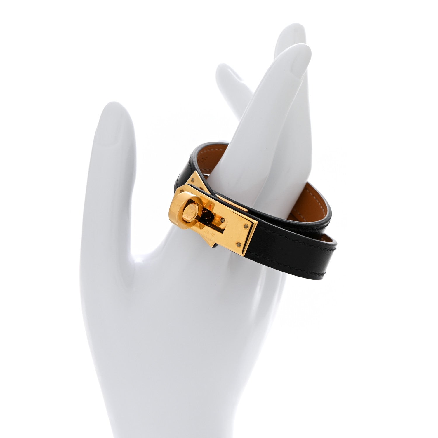 Hermes Box Kelly Double Tour Bracelet T2 Black 2 of 6
