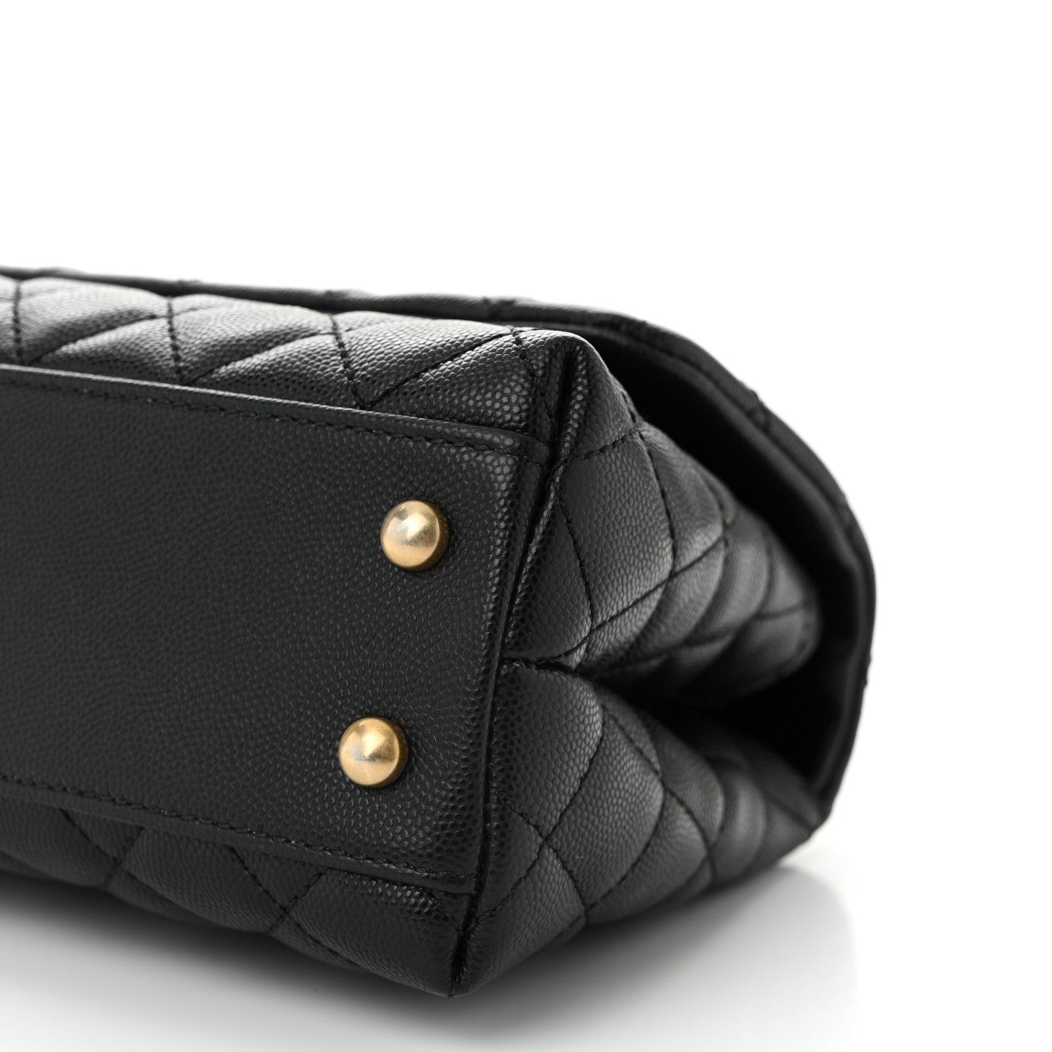 Chanel Caviar Quilted Mini Coco Handle Flap Black 10 of 11