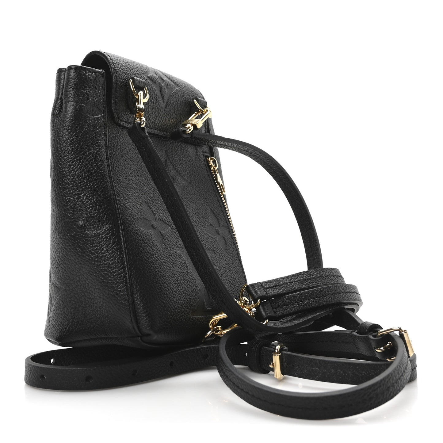 Empreinte Monogram Giant Tiny Backpack Black