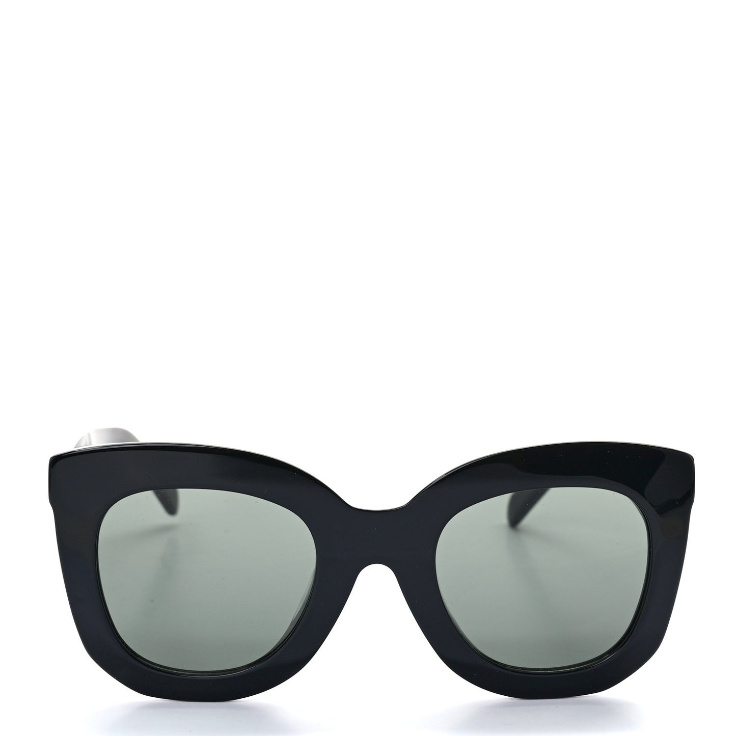 Oversized Round Sunglasses CL4005FN Black