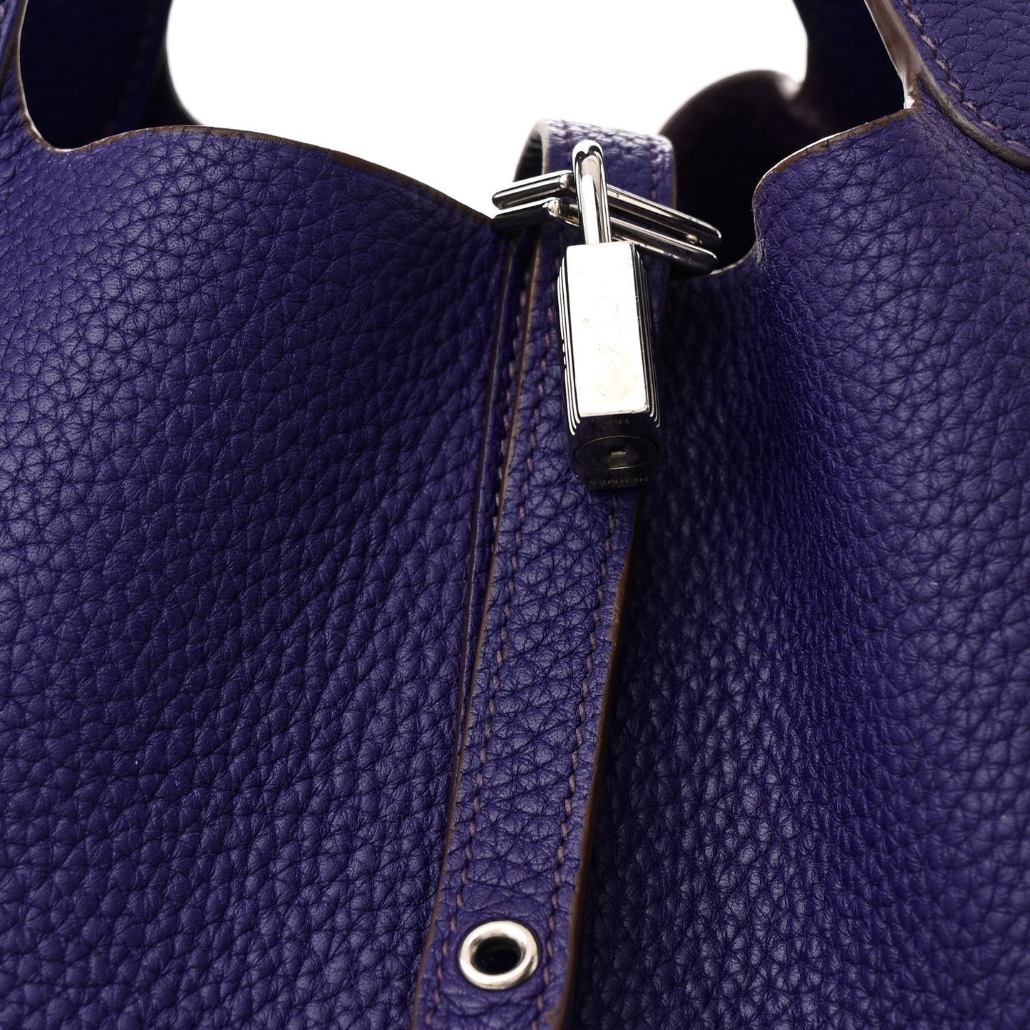 Taurillon Clemence Picotin Lock 22 MM Iris