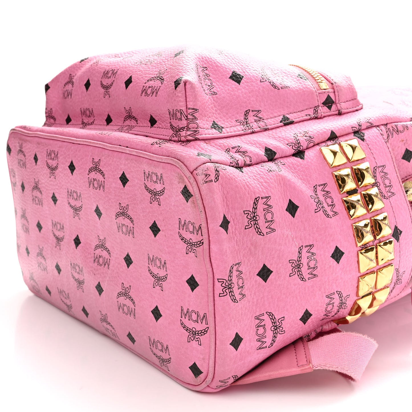 Visetos Medium Side Studs Stark Backpack Pink