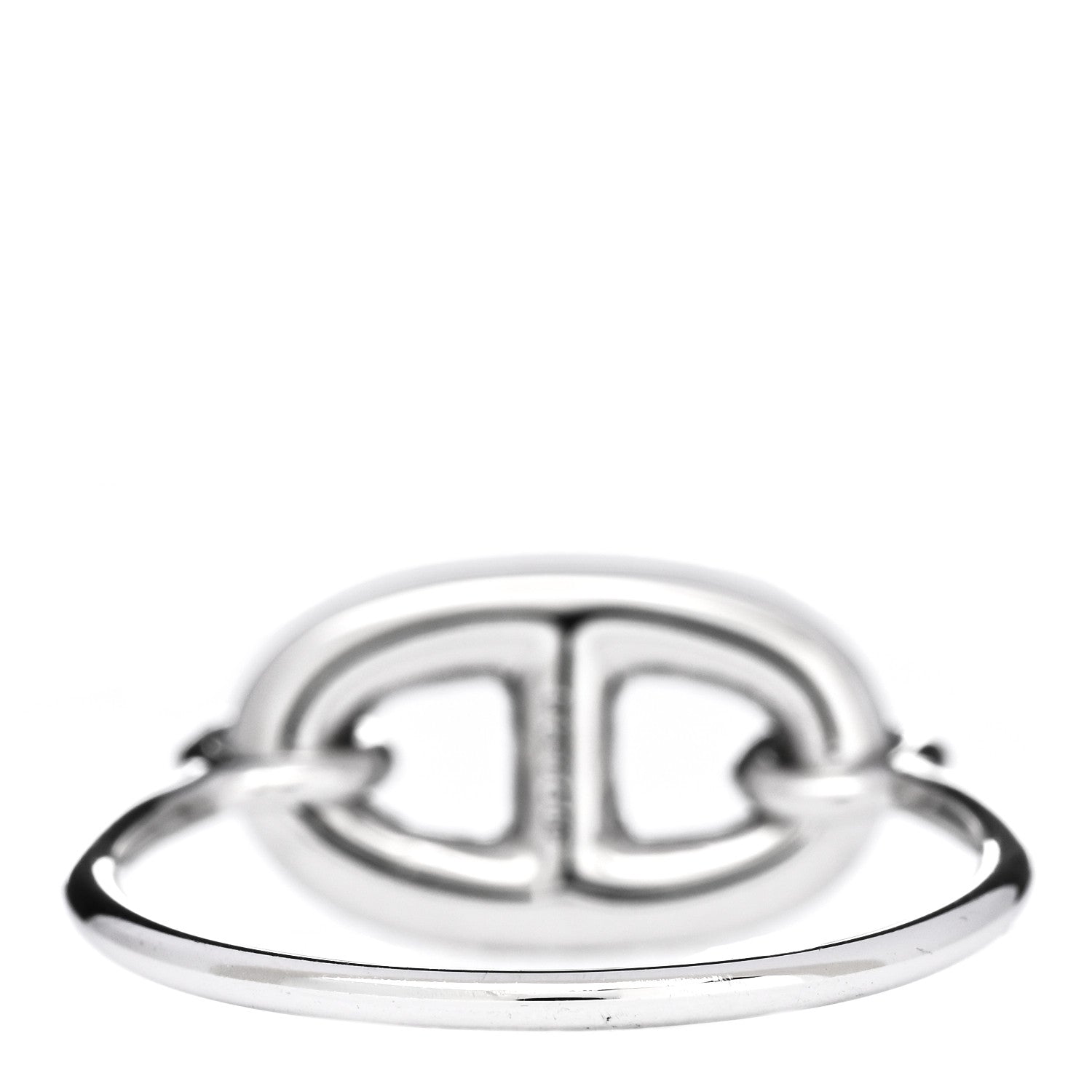 Hermes 18K White Gold Diamond New Farandole Ring 52 6 3 of 6