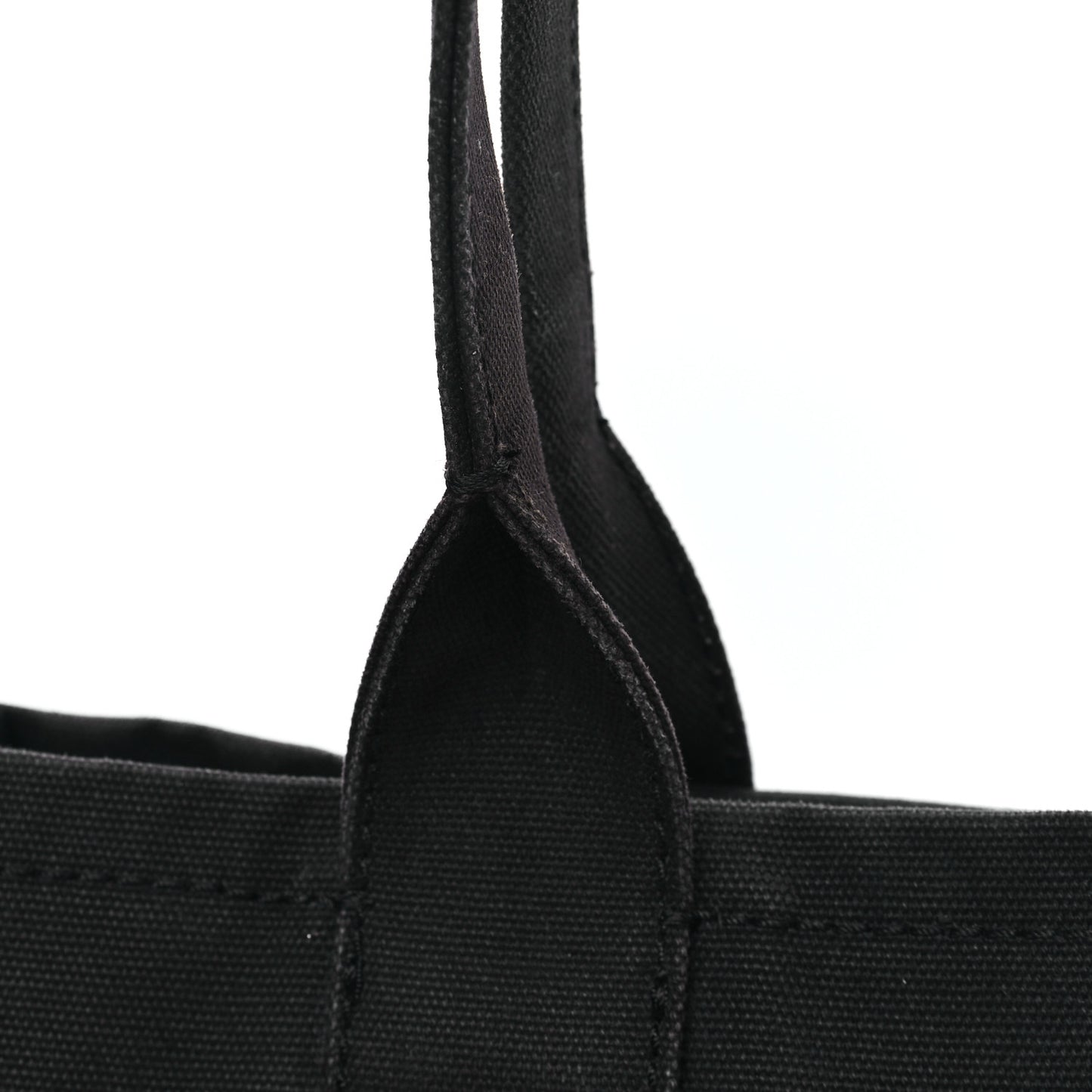 Cotton Canvas Large The Tote Bag Black