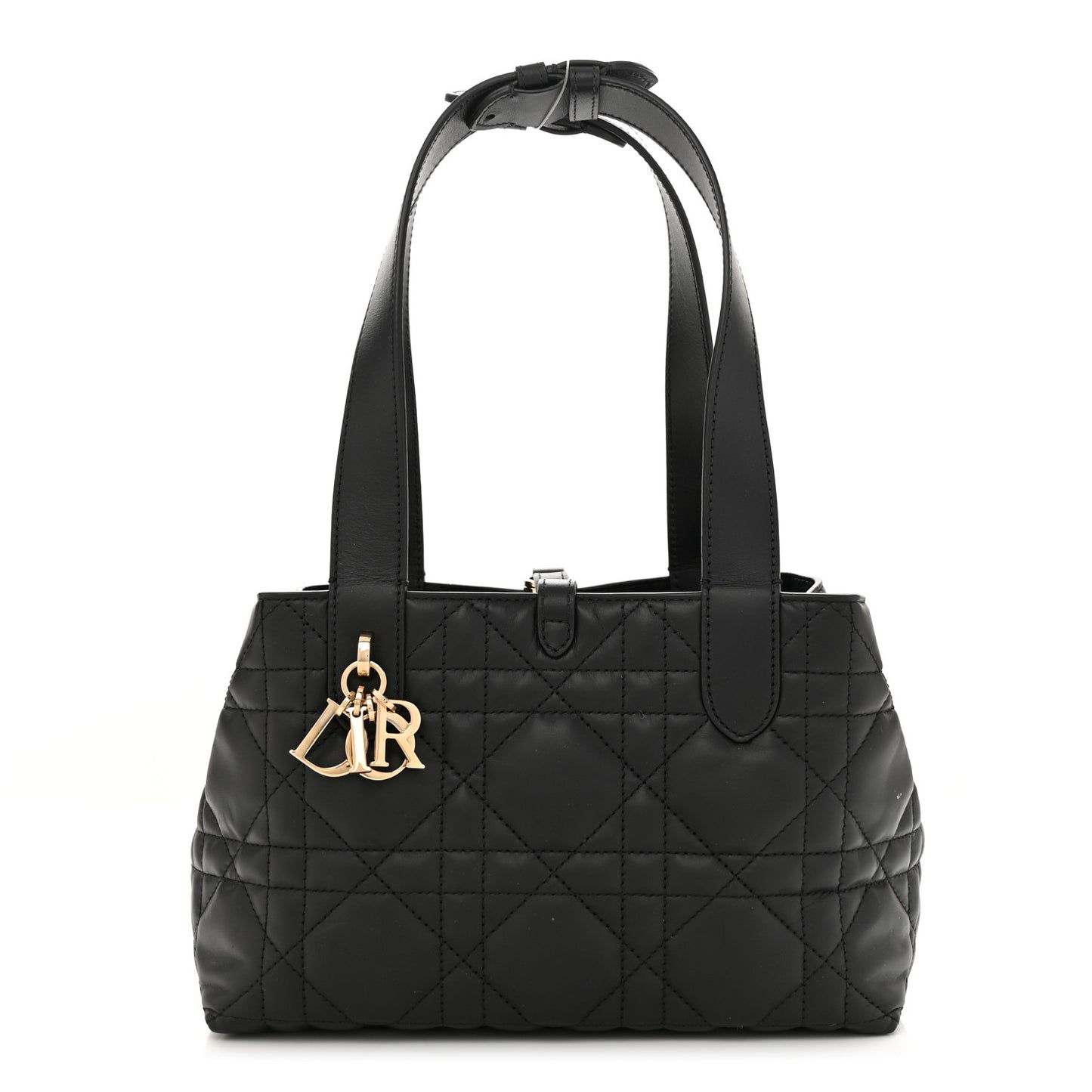 Calfskin Macrocannage Small Toujours Black