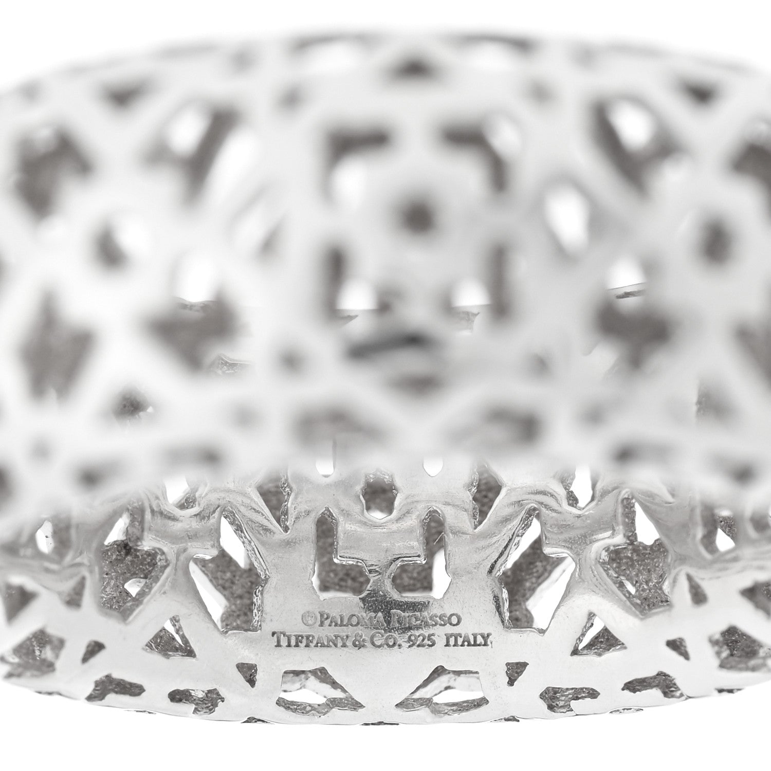 Tiffany Sterling Silver Paloma Picasso Marrakesh Ring 55 7.25 4 of 4