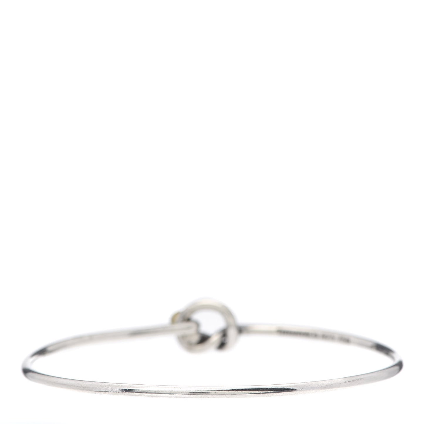 Sterling Silver 18K Yellow Gold Knot Bracelet