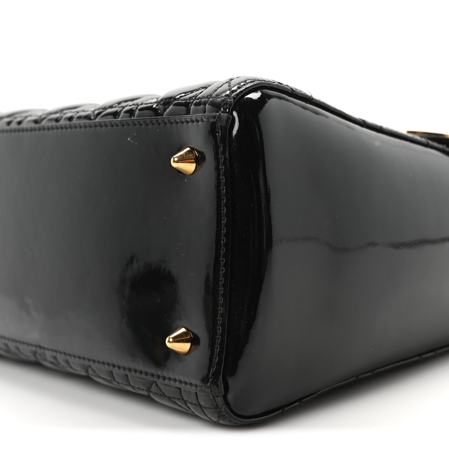 Christian Dior Patent Cannage Medium Lady Dior Black 10 of 10