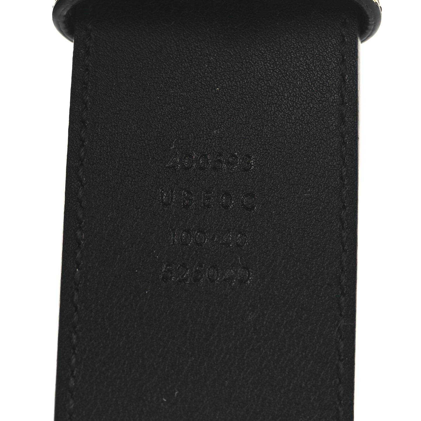 x Ken Scott Calfskin Double G 40mm Belt 100 40 Black Multicolor