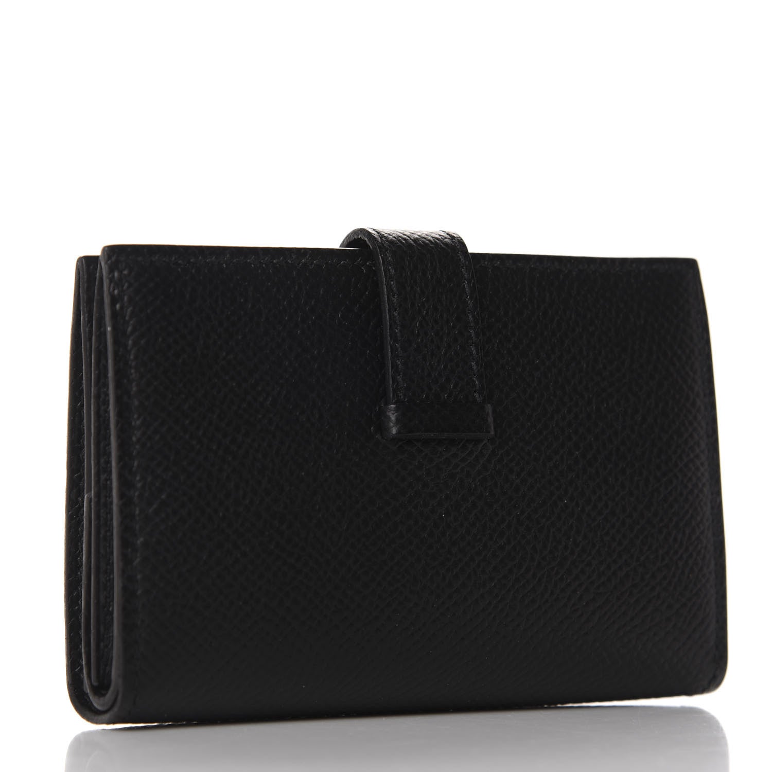 Hermes Epsom Mini Bearn Wallet Black 3 of 7