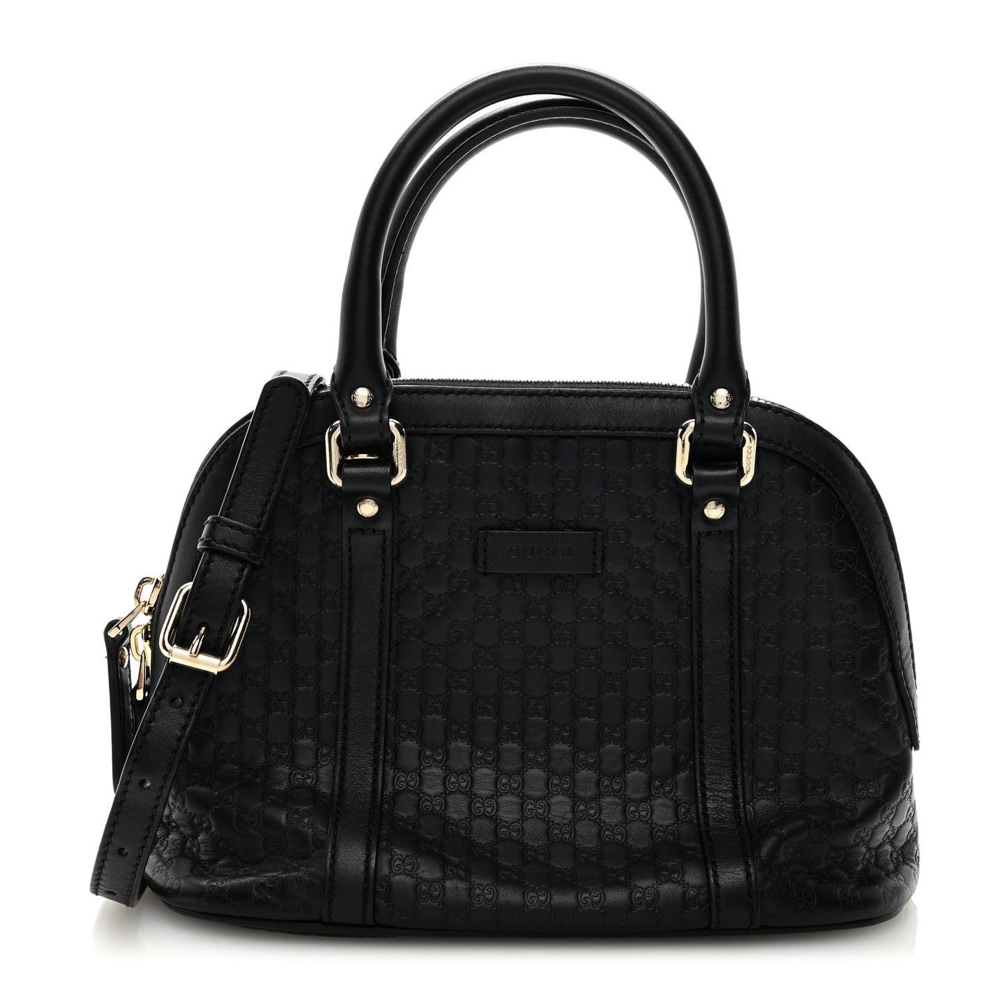 Microguccissima Mini Dome Bag Black