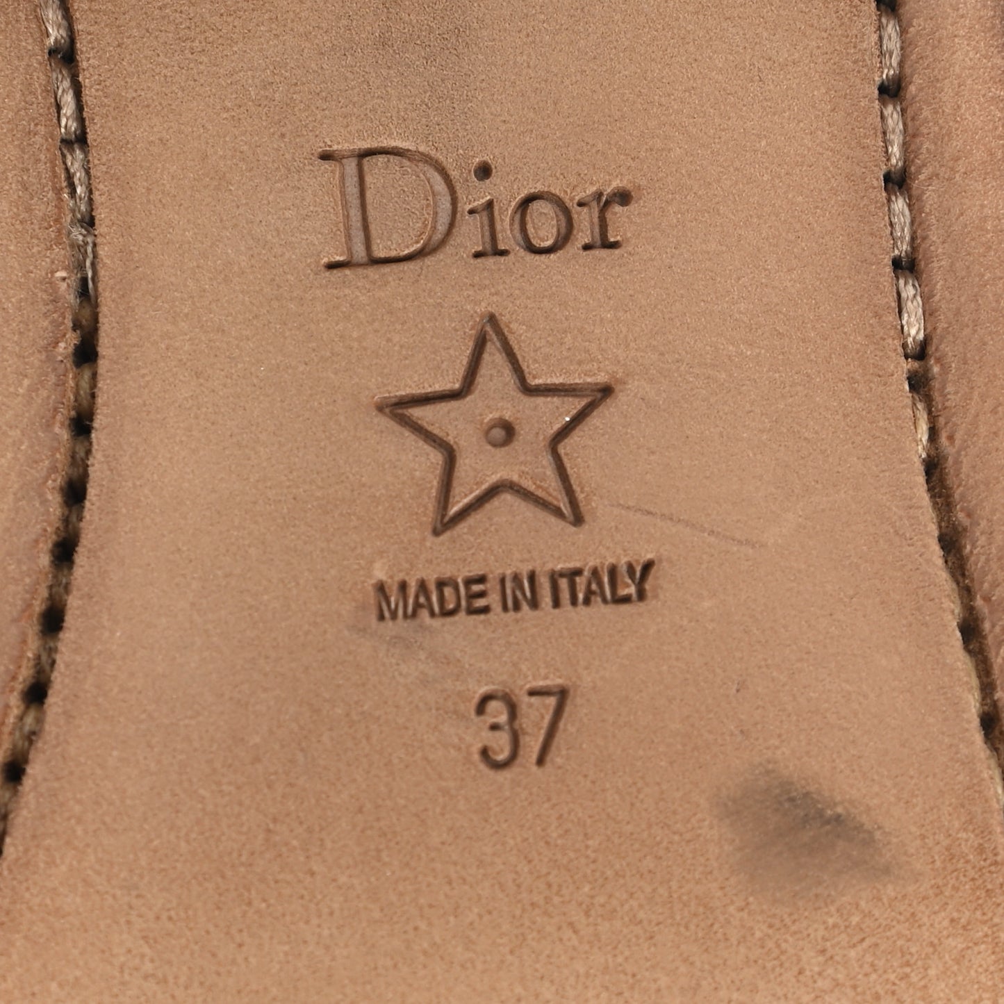 Shaded Calfskin Dior Code 15mm Loafers 37 Deep Amaranth
