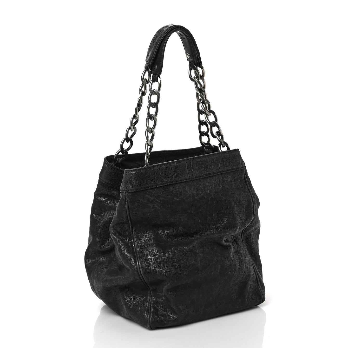 Caviar CC Shoulder Bag Black