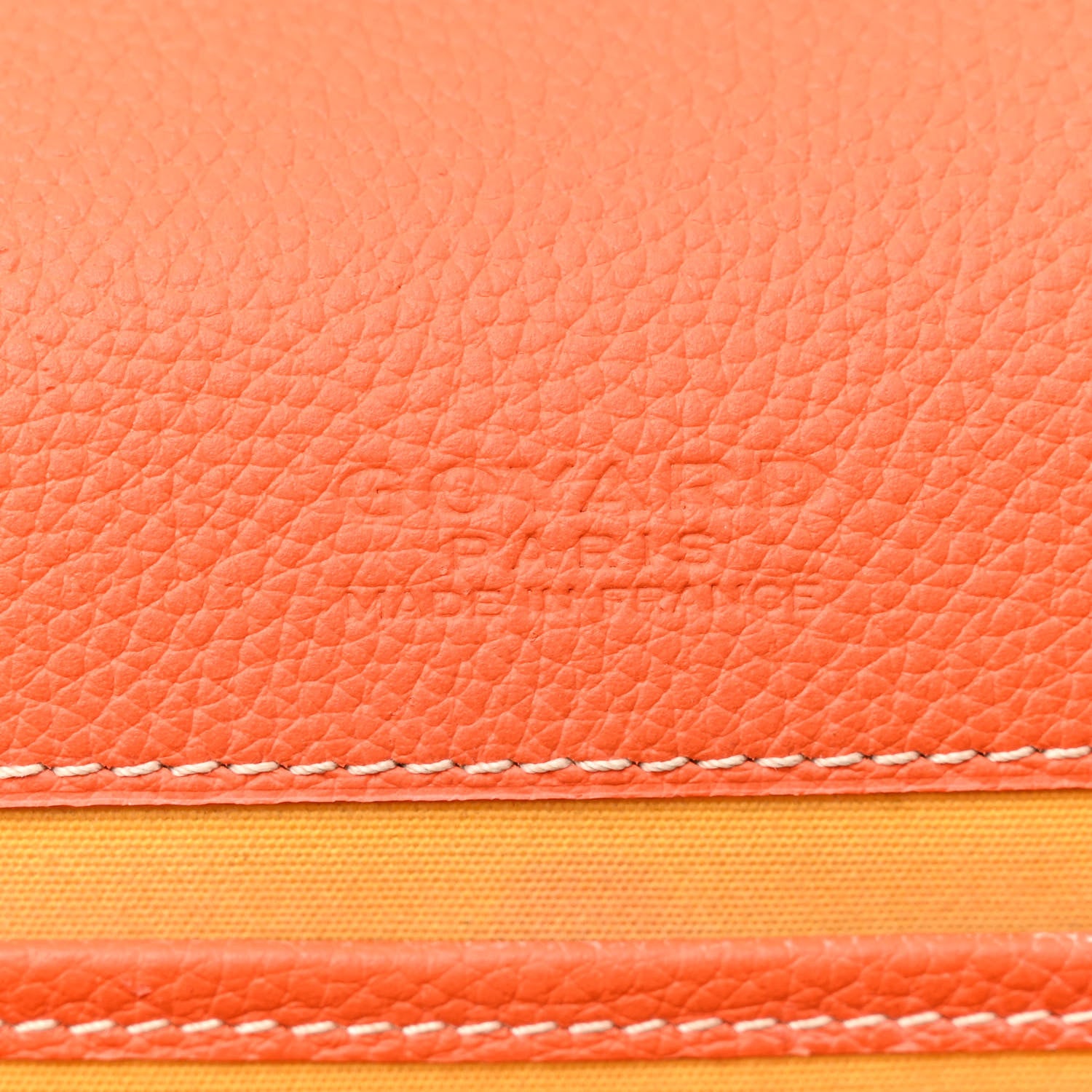 Goyard Goyardine Belvedere II MM Messenger Bag Orange 6 of 12